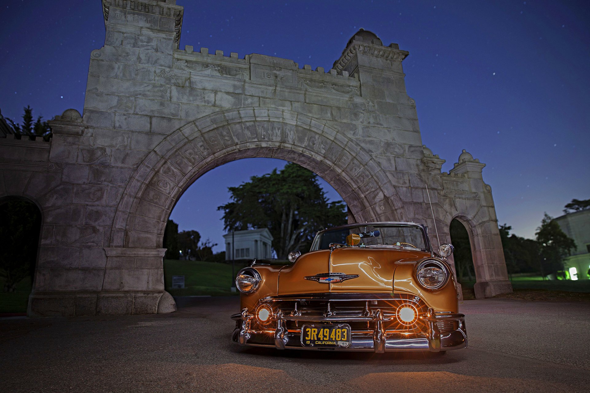 Download Lowrider Vehicle Chevrolet Bel Air HD Wallpaper