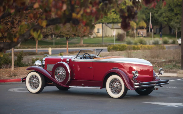  1929 Duesenberg Model J Disappearing Top Torpedo Convertible Coupe