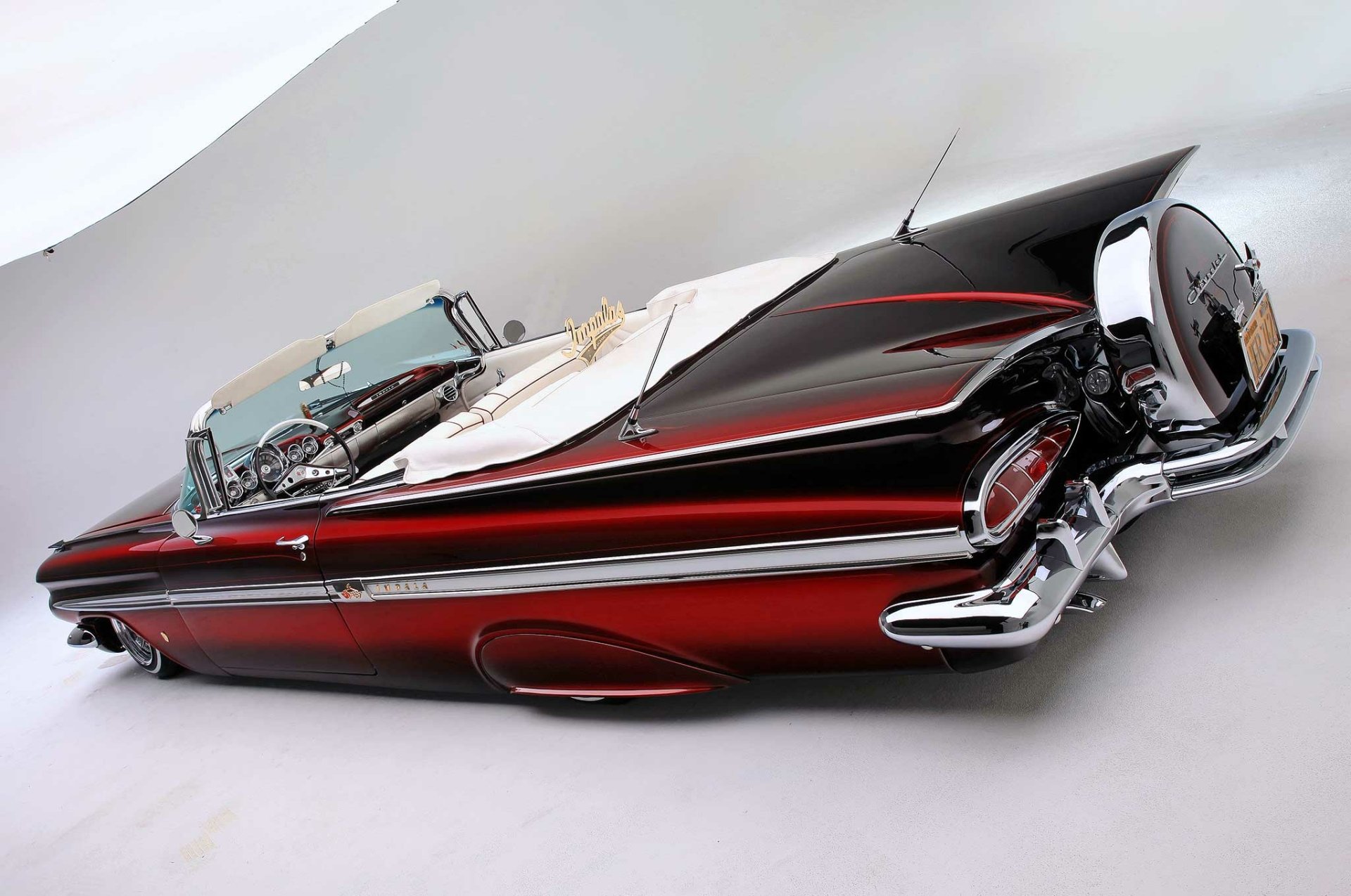 Download Muscle Car Lowrider 1959 Chevrolet Impala Convertible Vehicle Chevrolet Impala HD Wallpaper
