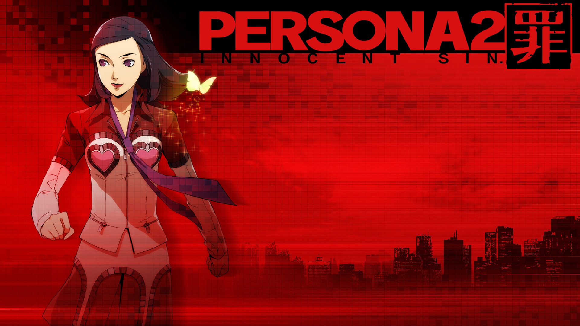 Download Red Video Game Persona 2: Eternal Punishment HD Wallpaper