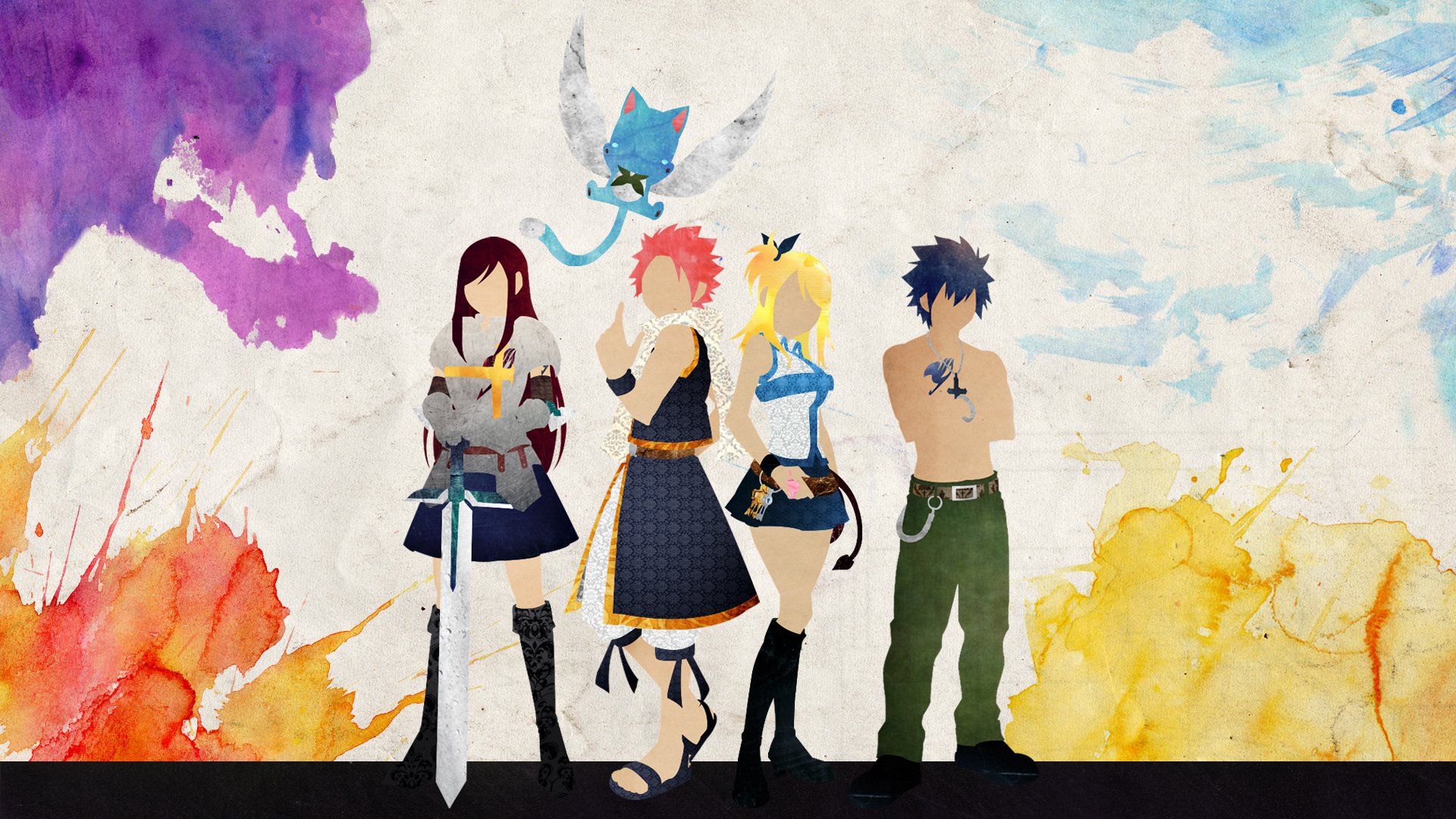 26 Minimalist Fairy Tail Wallpapers