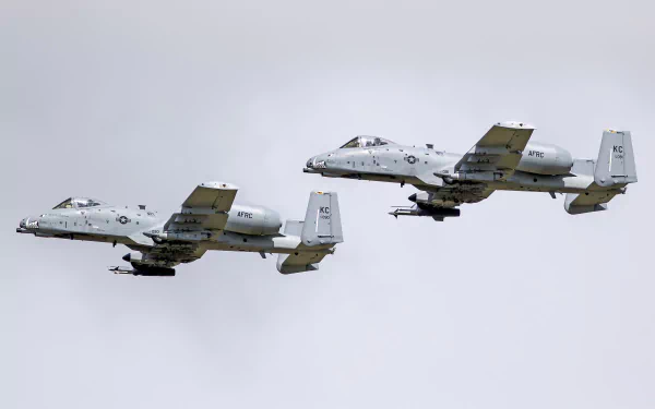 jet fighter warplane aircraft military Fairchild Republic A-10 Thunderbolt II HD Desktop Wallpaper | Background Image