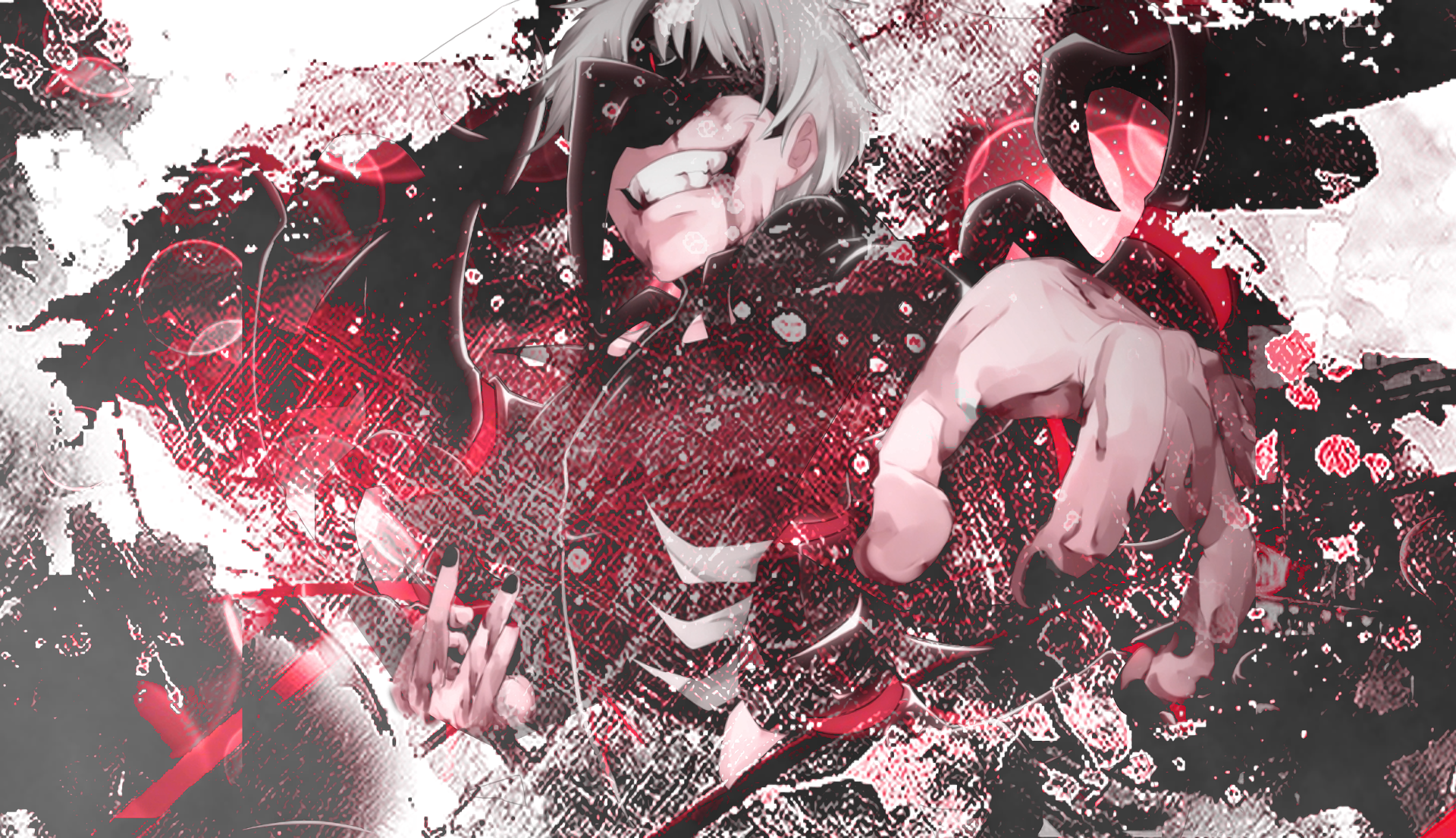 HD Wallpaper of Ken Kaneki: Masked Hero from Tokyo Ghoul by PiBeTrAiDoR
