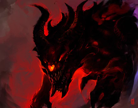 horns dark demon HD Desktop Wallpaper | Background Image