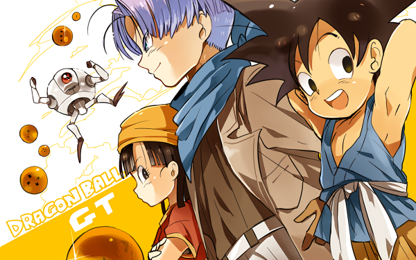 Anime Dragon Ball GT Dragon Ball Goku Trunks Pan Giru HD Wallpaper | Background Image
