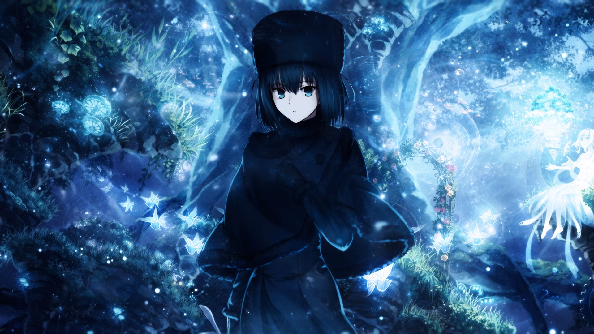 Anime Witch On The Holy Night HD Wallpaper | Background Image