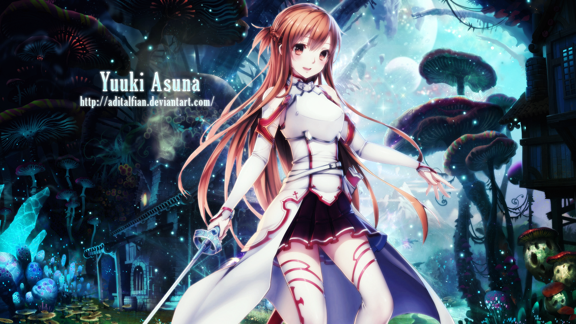 Download Asuna Yuuki Anime Sword Art Online HD Wallpaper by Aditalfian