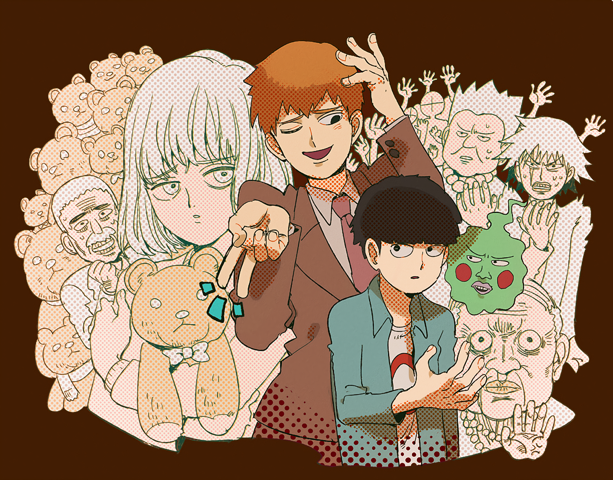 Anime Mob Psycho 100 HD Wallpaper by Aoki