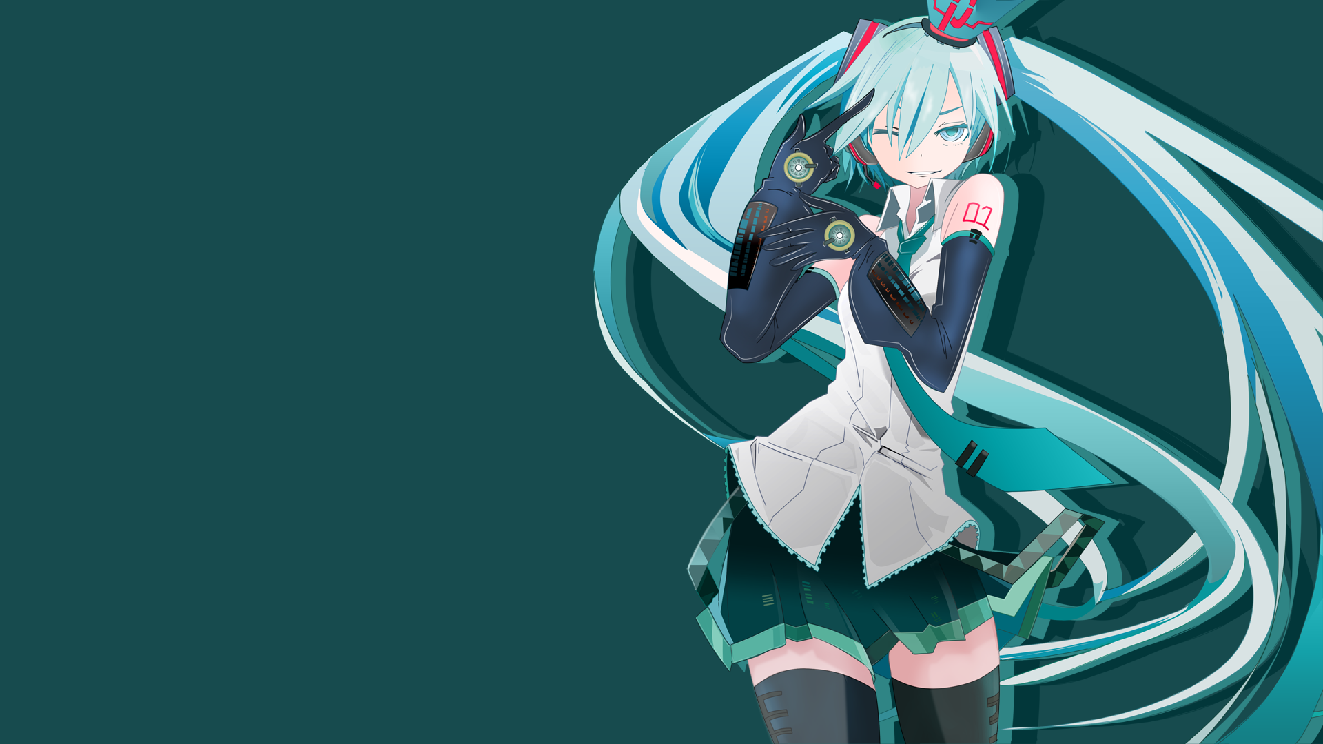 Download Hatsune Miku Anime Vocaloid HD Wallpaper