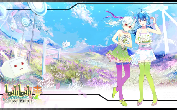 Kyuubey (Puella Magi Madoka Magica) Bili Girl 33 Bili Girl 22 Anime Bili Bili Douga HD Desktop Wallpaper | Background Image