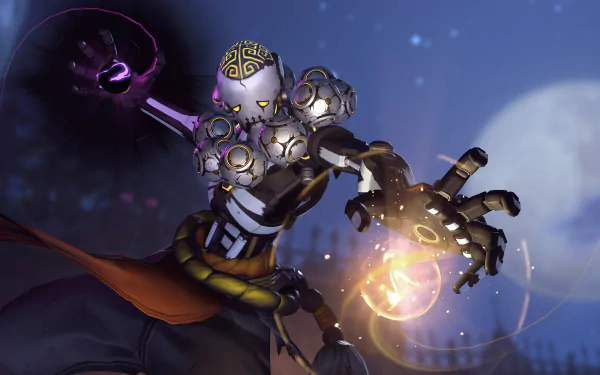 Zenyatta (Overwatch) halloween video game Overwatch HD Desktop Wallpaper | Background Image