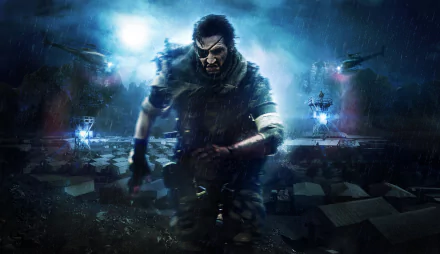 Big Boss (Metal Gear Solid) Metal Gear Solid video game Metal Gear Solid V: Ground Zeroes HD Desktop Wallpaper | Background Image