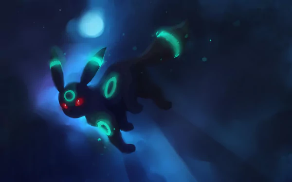 shiny pokémon Umbreon (Pokémon) Anime Pokemon HD Desktop Wallpaper | Background Image