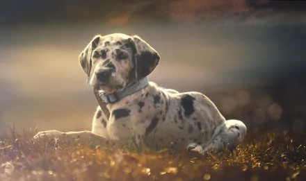 baby animal fog grass dog puppy Animal great dane HD Desktop Wallpaper | Background Image