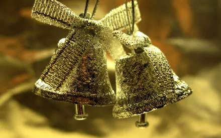  Gold Christmas Bells