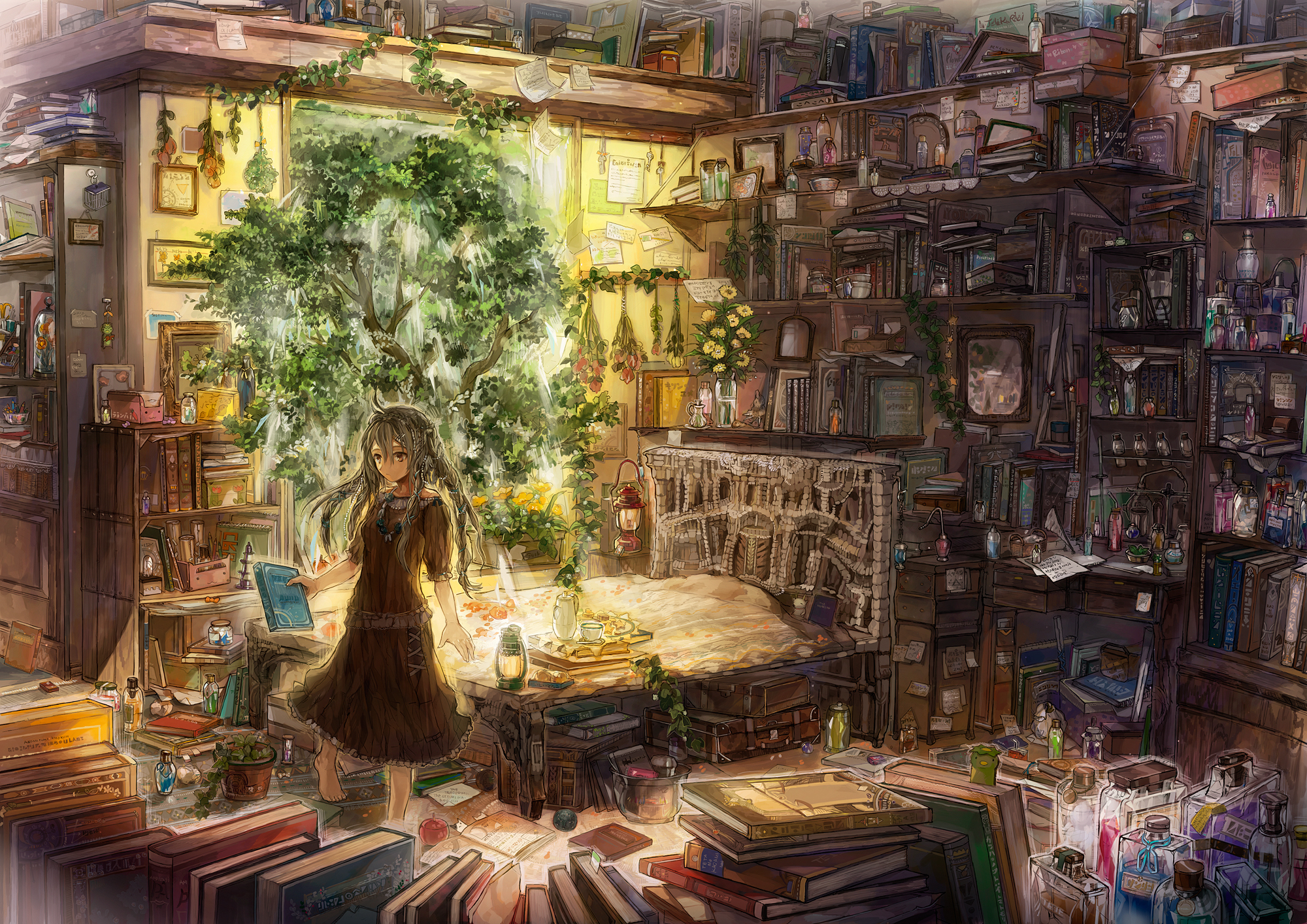 Anime Room HD Wallpaper by Neyagi