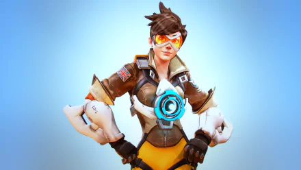 Tracer (Overwatch) video game Overwatch HD Desktop Wallpaper | Background Image