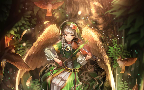 violinist Anime angel anime angel HD Desktop Wallpaper | Background Image