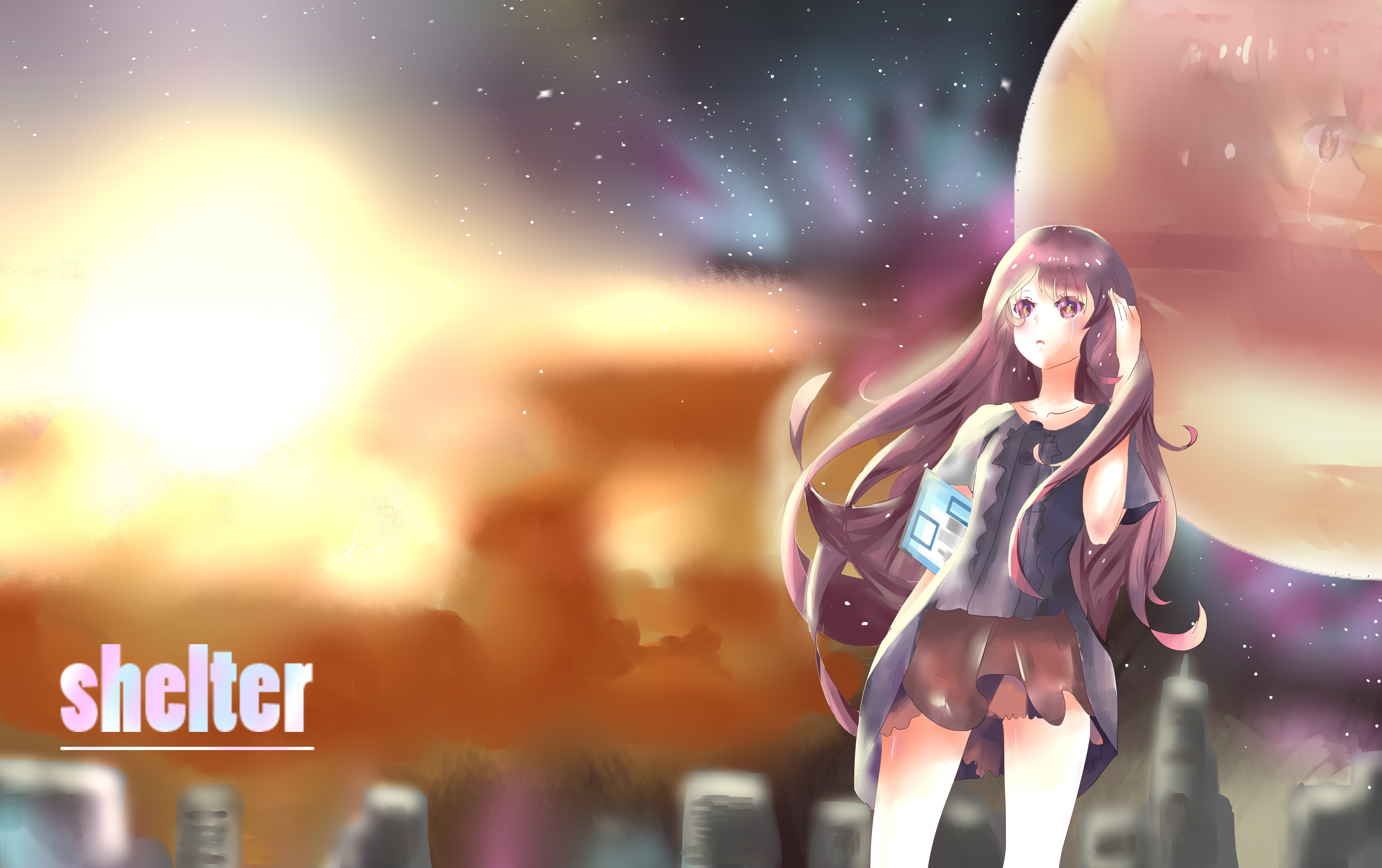 Anime Shelter HD Wallpaper | Background Image