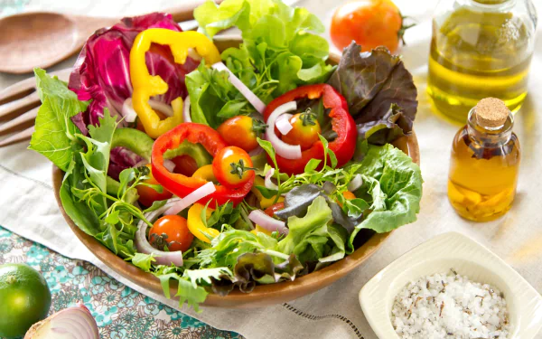 oil food salad HD Desktop Wallpaper | Background Image