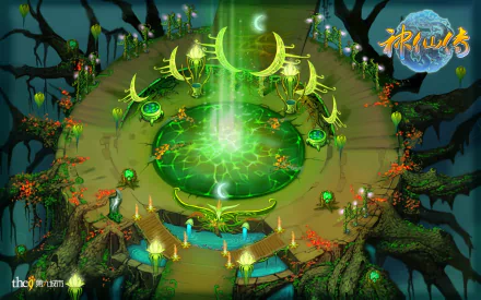 fantasy video game Jade Dynasty HD Desktop Wallpaper | Background Image