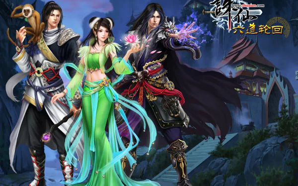 asian video game Jade Dynasty HD Desktop Wallpaper | Background Image