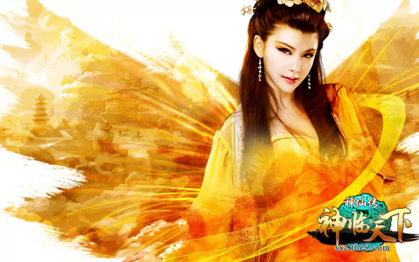 asian fantasy Jade Dynasty woman cosplay HD Desktop Wallpaper | Background Image