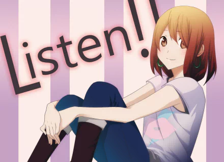 Yui Hirasawa Anime K-ON! HD Desktop Wallpaper | Background Image