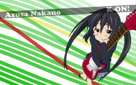 Azusa Nakano Anime K-ON! HD Desktop Wallpaper | Background Image