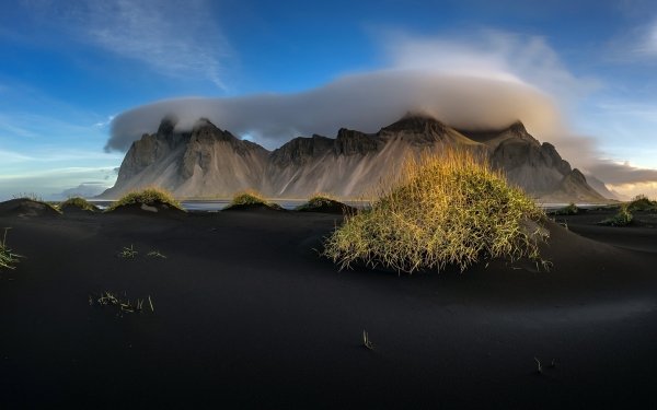 Nature Mountain Mountains Landscape Sand Cloud HD Wallpaper | Background Image