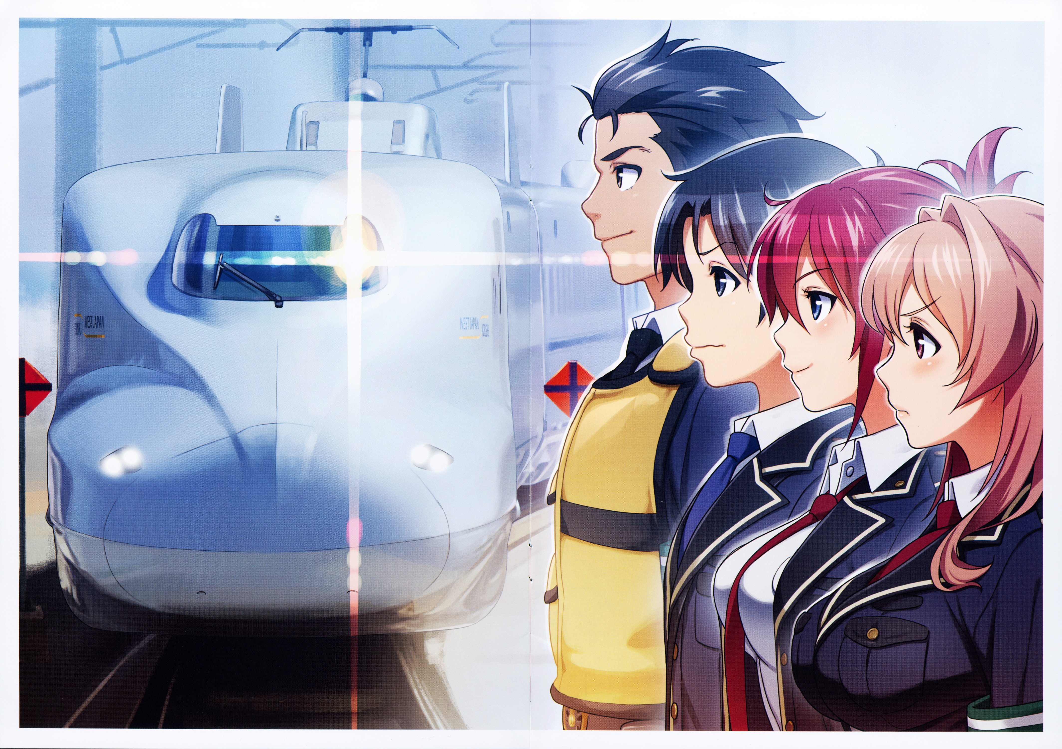Anime Rail Wars! 4k Ultra HD Wallpaper by Vania600