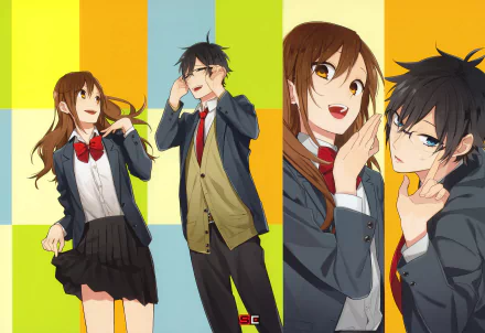 Hori Kyouko Anime Hori-san To Miyamura-kun Izumi Miyamura HD Desktop Wallpaper | Background Image