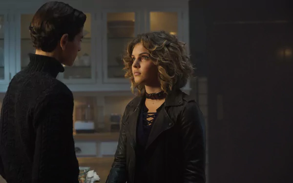 Gotham (TV Show) Selina Kyle Bruce Wayne Camren Bicondova David Mazouz TV Show gotham HD Desktop Wallpaper | Background Image