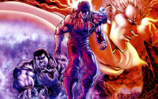 Fudo (Fist Of The North Star) Roah (Hokuto No Ken) Kenshiro (Fist Of The North Star) Anime Fist Of The North Star HD Desktop Wallpaper | Background Image