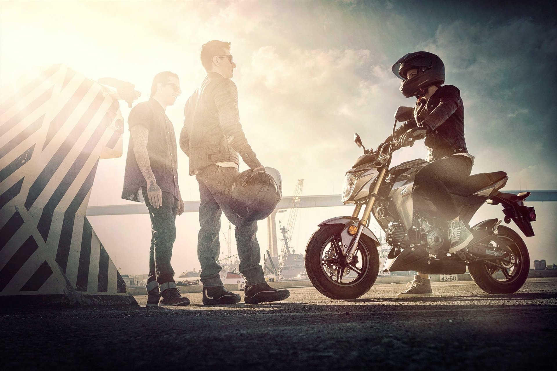 Download Vehicle Kawasaki Z125 Pro HD Wallpaper