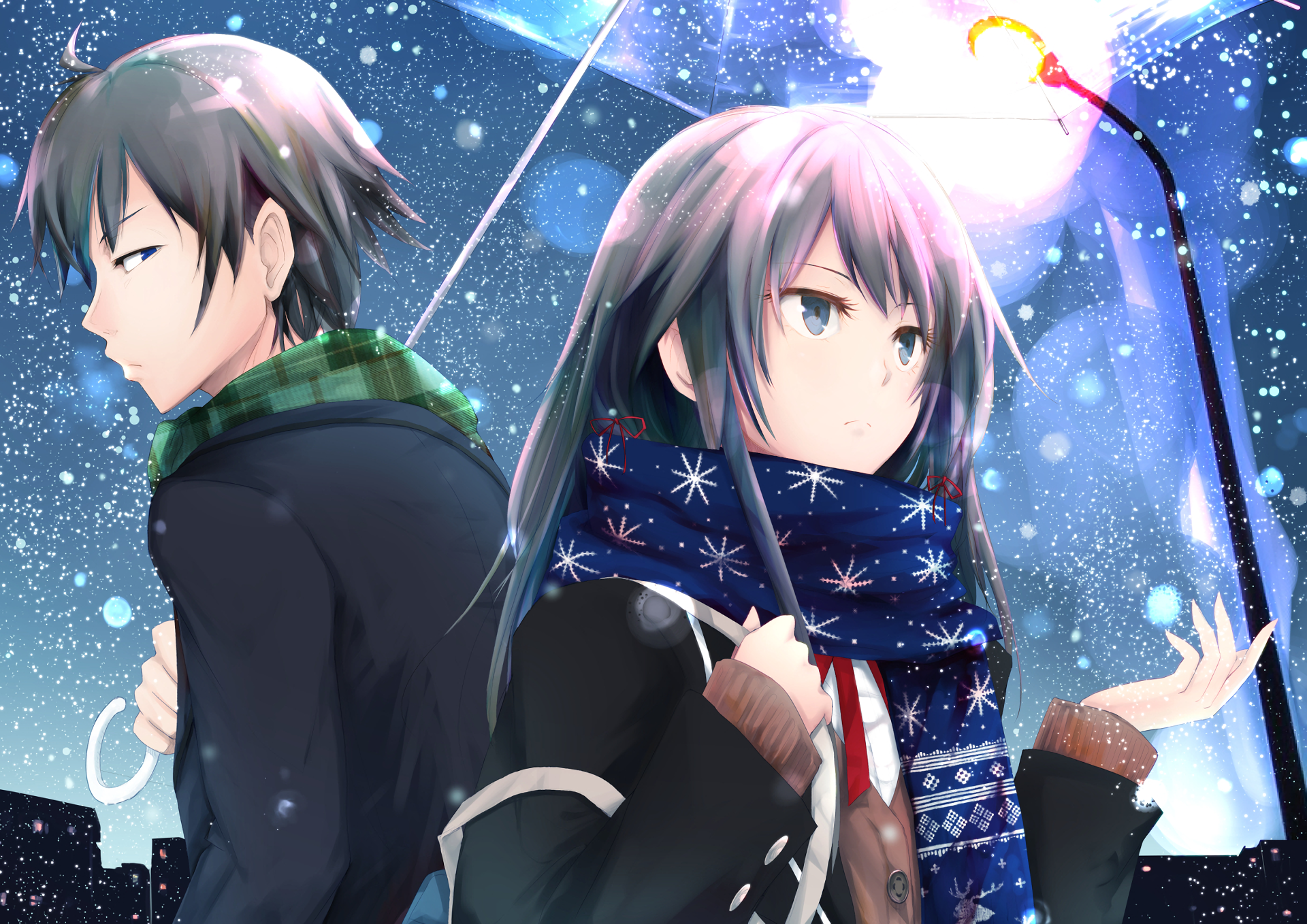 Download Anime My Teen Romantic Comedy SNAFU HD Wallpaper