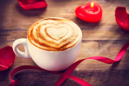 ribbon cup food coffee HD Desktop Wallpaper | Background Image