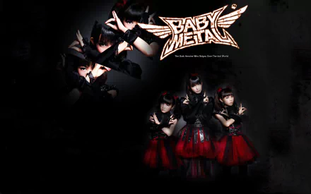 oriental asian Japanese metal idol heavy metal music Babymetal HD Desktop Wallpaper | Background Image