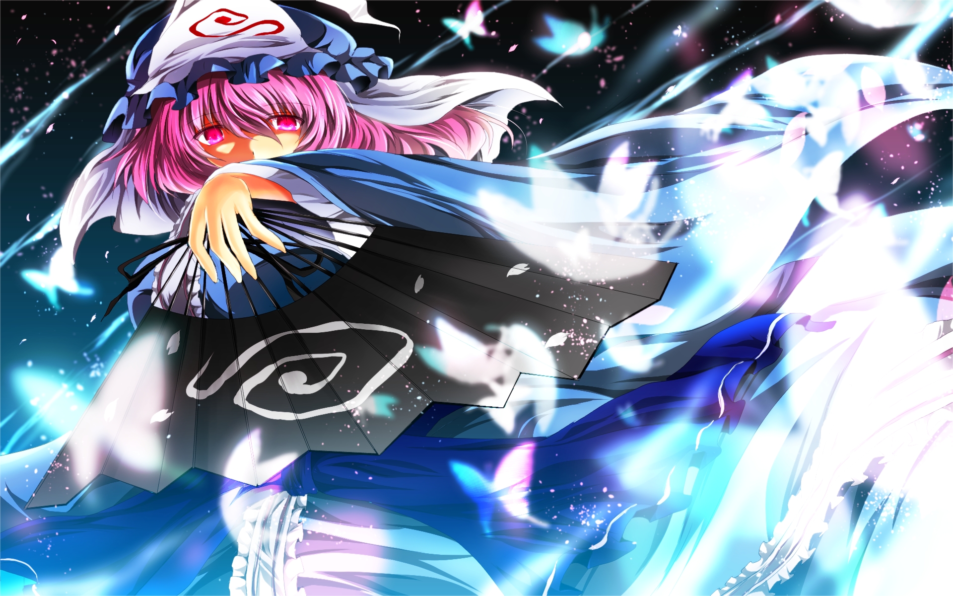 Download Yuyuko Saigyouji Anime Touhou HD Wallpaper