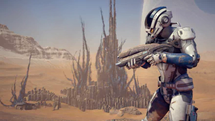 Scott Ryder video game Mass Effect: Andromeda HD Desktop Wallpaper | Background Image