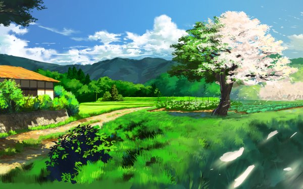 Anime Original Scenery HD Wallpaper | Background Image
