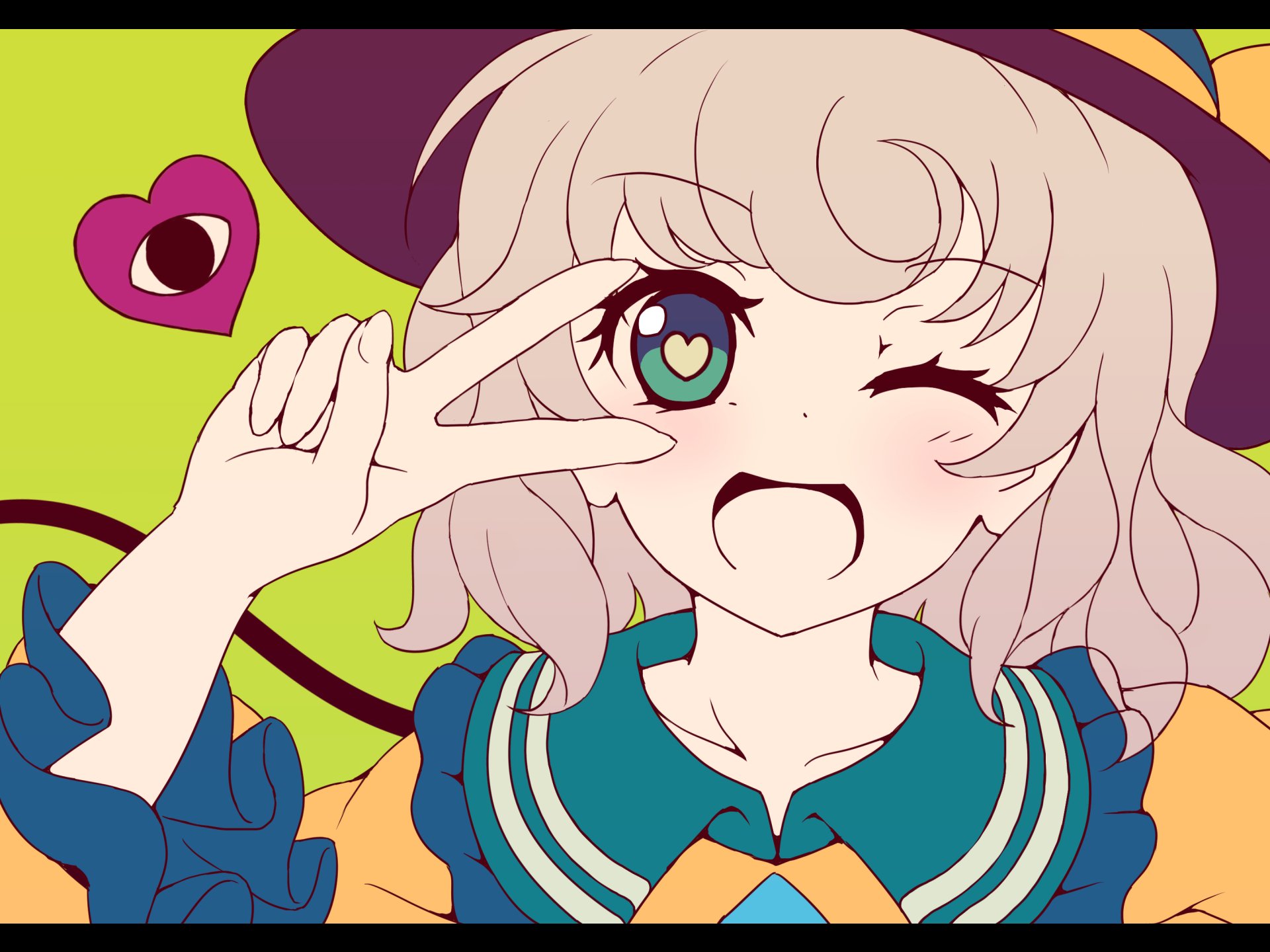 Download Koishi Komeiji Anime Touhou HD Wallpaper by ぢせ