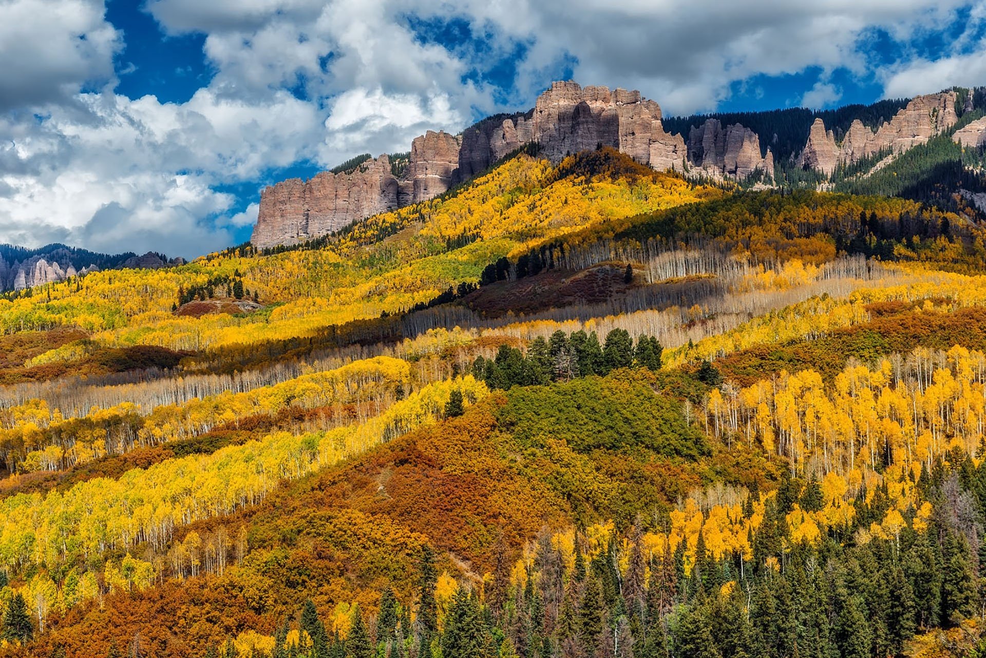 Download Cloud Mountain Landscape Fall Nature Forest HD Wallpaper ...