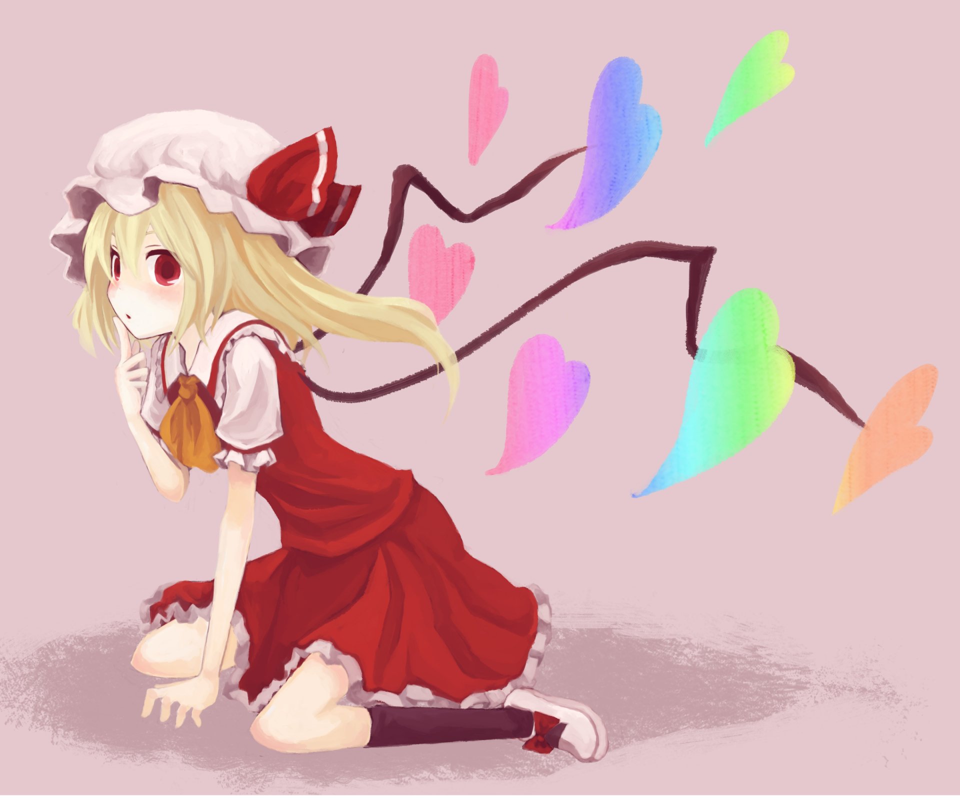 Download Flandre Scarlet Anime Touhou HD Wallpaper
