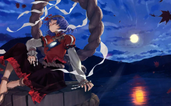 Kanako Yasaka Anime Touhou HD Desktop Wallpaper | Background Image