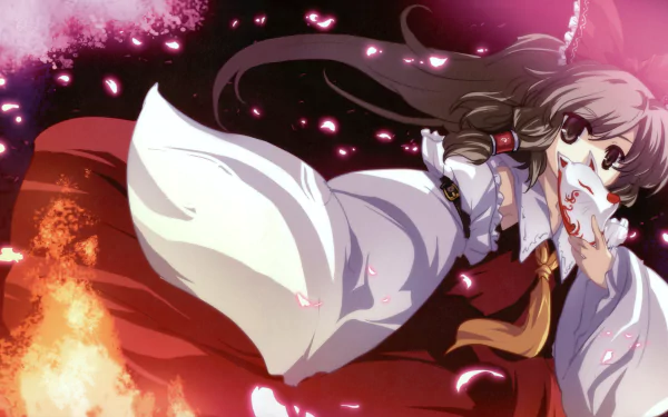 Reimu Hakurei Anime Touhou HD Desktop Wallpaper | Background Image