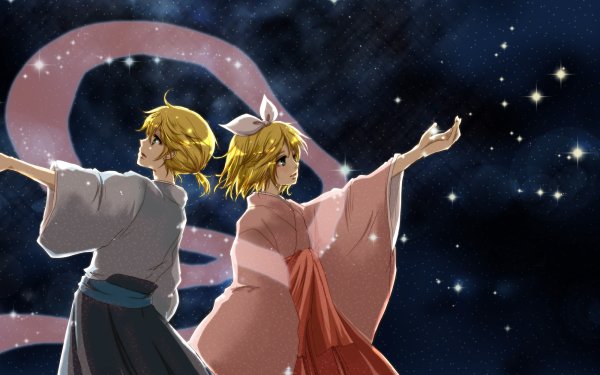 Anime Vocaloid Rin Kagamine Len Kagamine HD Wallpaper | Background Image