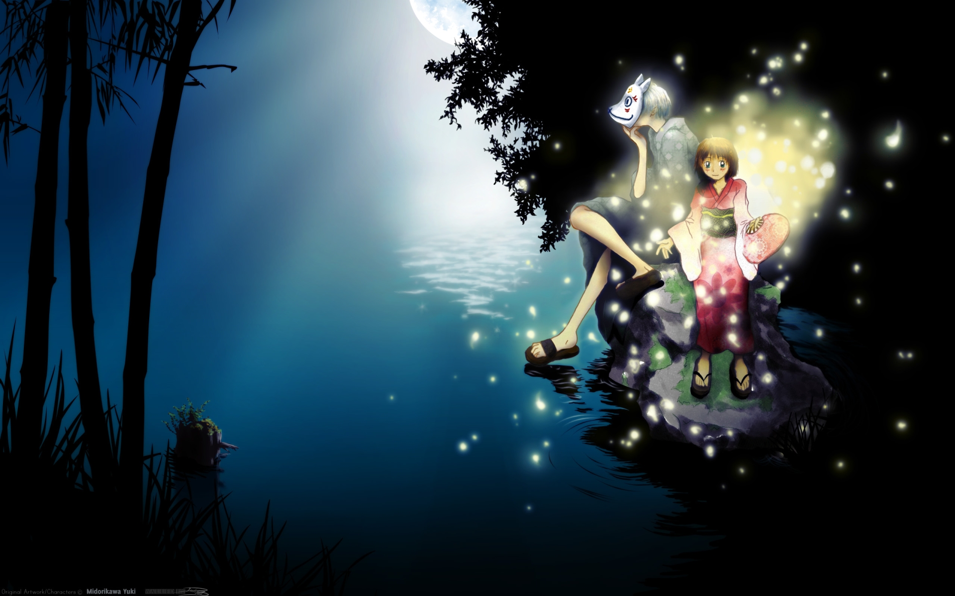 Into the Forest of Fireflies' Light HD Wallpaper