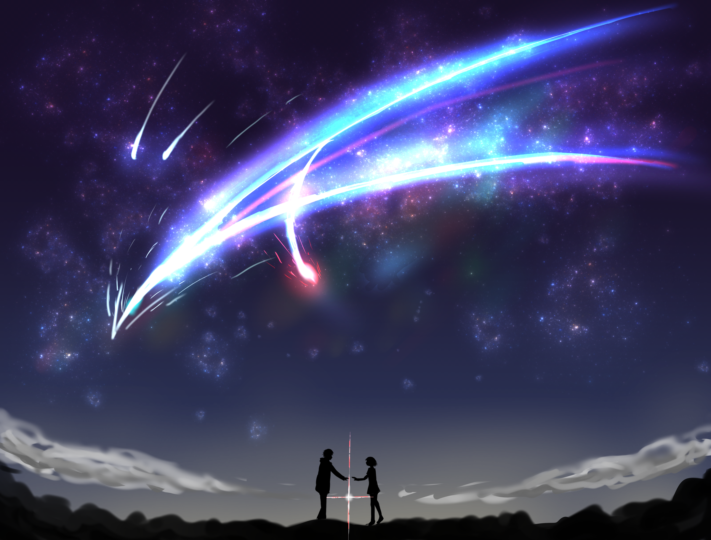 HD Wallpaper Of Taki And Mitsuha From Your Name 