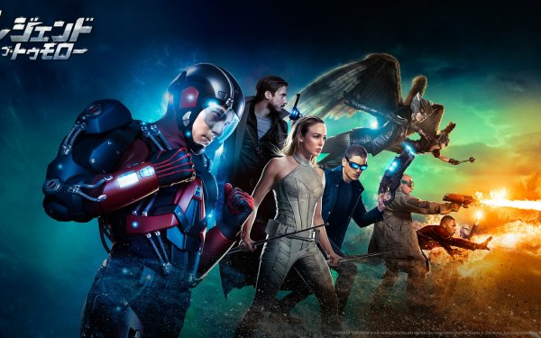 TV Show DC's Legends Of Tomorrow Atom Rip Hunter Hawkgirl White Canary Firestorm Captain Cold Heat Wave Hawkman Kendra Sanders Carter Hall HD Wallpaper | Background Image